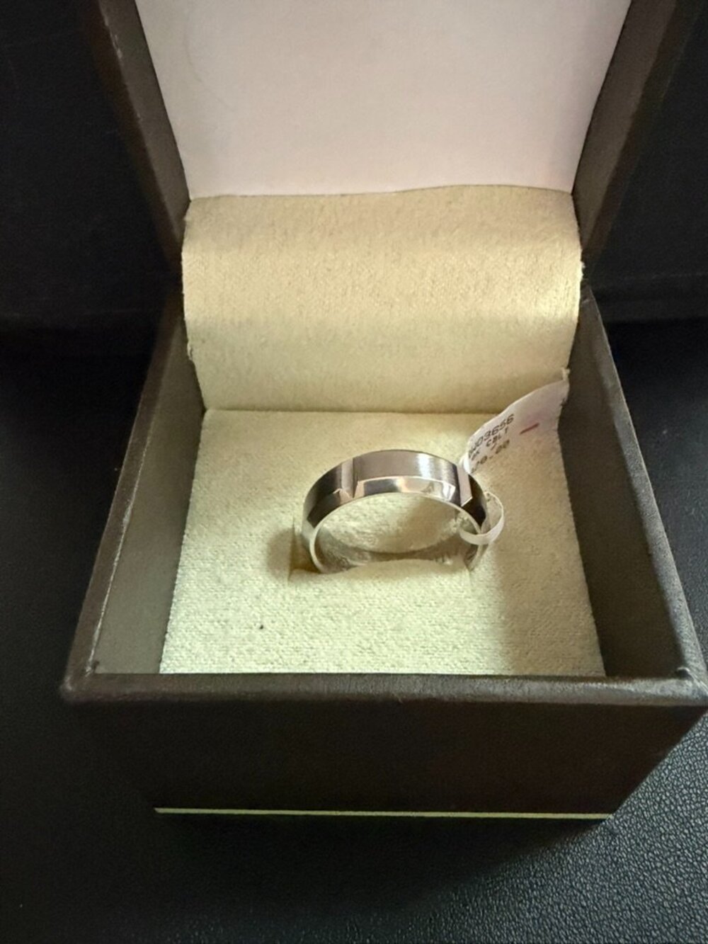 Scott Kay, Cobalt Bio Blue 27 Wedding Band Ring, Mens 5 mm size 10, "FAITH" NEW